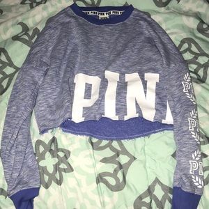 VSPink cropped sweater
